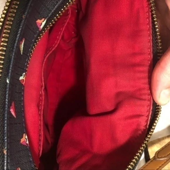 Fossil navy blue crossbody bag - Picture 10 of 10